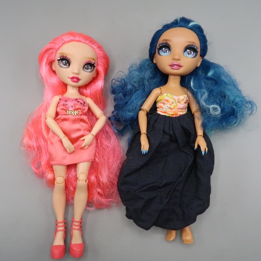 RAINBOW HIGH Series 5 Priscilla Perez Pink & Skyler Bradshaw Blue Doll Lot 2020 - Picture 2 of 7
